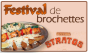 Gagnez un repas pour 4 personnes pendant le Festival de brochettes de Stratos!